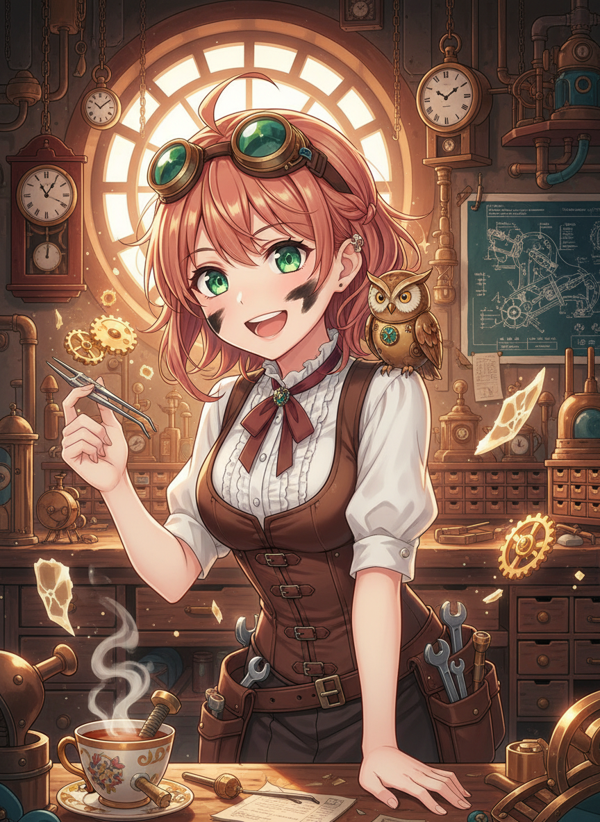 에블린 "휘슬" 윈저 - AI Character Card